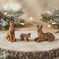 Preview: Schäferhund-Familie – Liebevolle Krippenfiguren für Ihre Weihnachtskrippe T 044-12